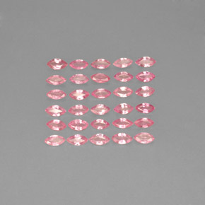 Gemas de zafiro rosa natural de  ct, marquesa, VVS-VS