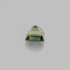 Zafiro verde natural de 0,71 ct, cuadrado, VS