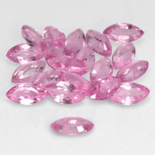 Gemas de zafiro rosa natural de 1,99 ct, marquesa, VVS-VS