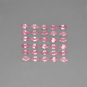 Gemas de zafiro rosa natural de  ct, marquesa, VVS-VS