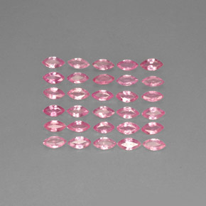 Gemas de zafiro rosa natural de  ct, marquesa, VVS-VS