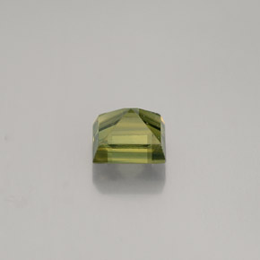 Zafiro verde natural de 0,78 ct, cuadrado, VS
