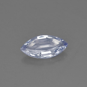 Zafiro azul natural de 0,56 ct, marquesa, VVS