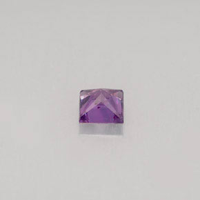 Zafiro violeta natural de 0,38 ct, cuadrado, VS-SI