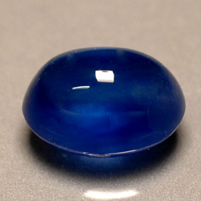 Zafiro azul natural de 2,08 ct, transparente, transparente / translúcido