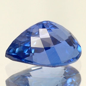 Zafiro azul natural de 0,97 ct, en forma de pera, VS
