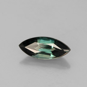 Zafiro verde natural de 1,16 ct, marquesa, VVS-VS