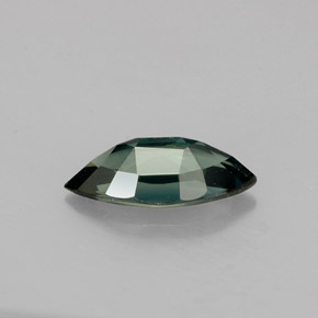 Zafiro verde natural de 1,16 ct, marquesa, VVS-VS