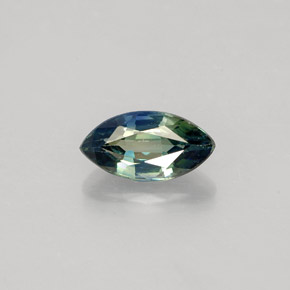 Zafiro verde natural de 1,20 ct, marquesa, VVS-VS