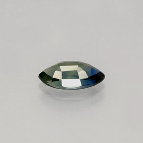 Zafiro verde natural de 1,20 ct, marquesa, VVS-VS