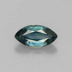 Zafiro verde natural de 1,08 ct, marquesa, VVS