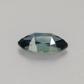 Zafiro verde natural de 1,08 ct, marquesa, VVS