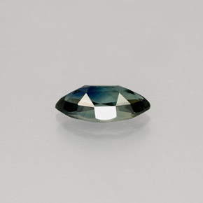 Zafiro verde natural de 1,03 ct, marquesa, VVS