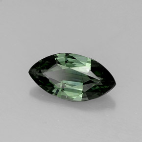 Zafiro verde natural de 0,76 ct, marquesa, VVS-VS