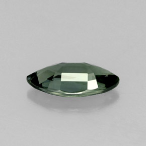 Zafiro verde natural de 0,76 ct, marquesa, VVS-VS