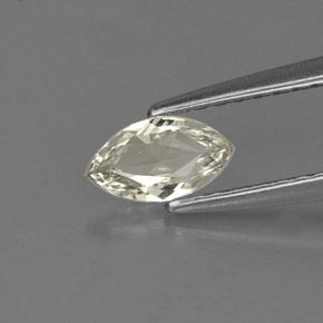 Zafiro verde natural de 0,40 ct, marquesa, VVS-VS