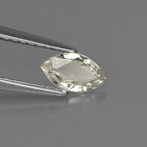 Zafiro verde natural de 0,40 ct, marquesa, VVS-VS