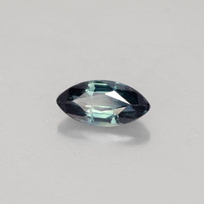 Zafiro verde natural de 0,73 ct, marquesa, VVS-VS