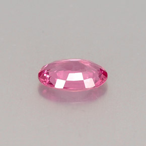 Zafiro rosa natural de 0,50 ct, corte óvalo, VS
