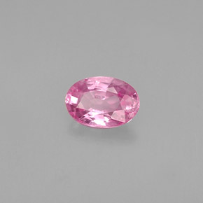 Zafiro rosa natural de 0,60 ct, corte óvalo, VS