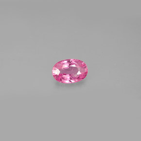 Zafiro rosa natural de 0,59 ct, corte óvalo, VS
