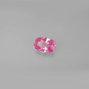 Zafiro rosa natural de 0,59 ct, corte óvalo, VS