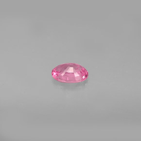 Zafiro rosa natural de 0,59 ct, corte óvalo, VS