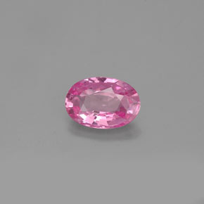 Zafiro rosa natural de 0,57 ct, corte óvalo, VVS-VS