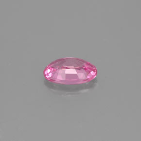Zafiro rosa natural de 0,57 ct, corte óvalo, VVS-VS