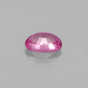 Zafiro rosa natural de 0,46 ct, corte óvalo, VS