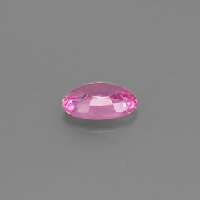 Zafiro rosa natural de 0,54 ct, corte óvalo, VS