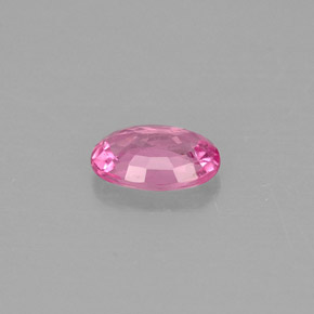 Zafiro rosa natural de 0,56 ct, corte óvalo, VS