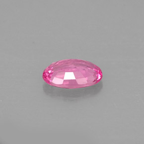 Zafiro rosa natural de 0,53 ct, corte óvalo, VS
