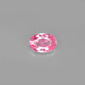 Zafiro rosa natural de 0,59 ct, corte óvalo, VS