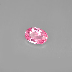 Zafiro rosa natural de 0,59 ct, corte óvalo, VS