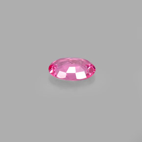 Zafiro rosa natural de 0,47 ct, corte óvalo, VVS