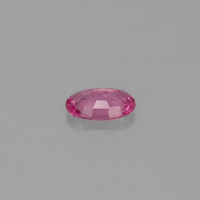 Zafiro rosa natural de 0,46 ct, corte óvalo, VVS-VS