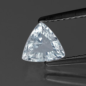 Zafiro azul natural de 0,80 ct, trillón, VS-SI