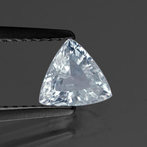 Zafiro azul natural de 0,80 ct, trillón, VS-SI