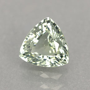 Zafiro verde natural de 1,06 ct, trillón, VVS