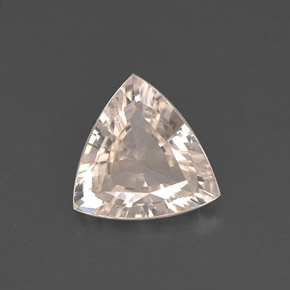 Zafiro naranja natural de 0,69 ct, trillón, VVS