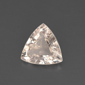 Zafiro naranja natural de 0,69 ct, trillón, VVS