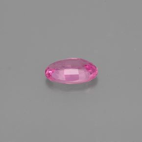Zafiro rosa natural de 0,53 ct, corte óvalo, VVS