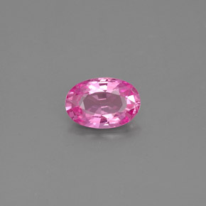 Zafiro rosa natural de 0,48 ct, corte óvalo, VS