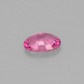 Zafiro rosa natural de 0,49 ct, corte óvalo, VVS