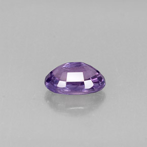 Zafiro violeta natural de 0,63 ct, corte óvalo, VVS