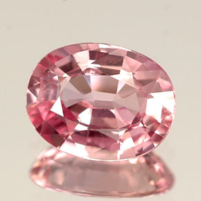 Zafiro Rosa natural de 1.05 ct, Corte Óvalo, VVS