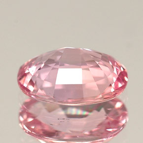 Zafiro Rosa natural de 1.05 ct, Corte Óvalo, VVS