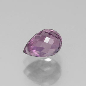 Zafiro violeta natural de 0,95 ct, briolette, VS-SI