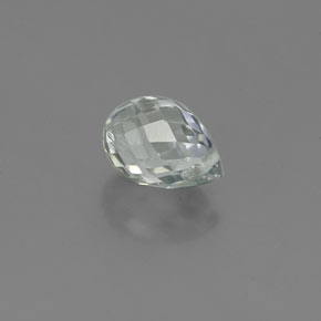 Zafiro verde natural de 0,92 ct, briolette, VS